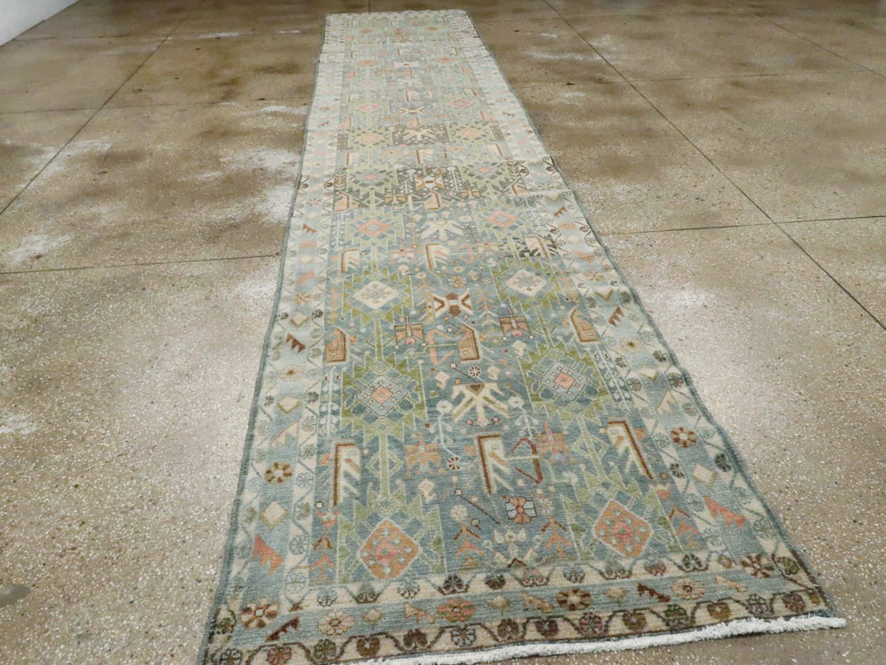 Vintage Persian Malayer Runner, No.22214 - Gsblank