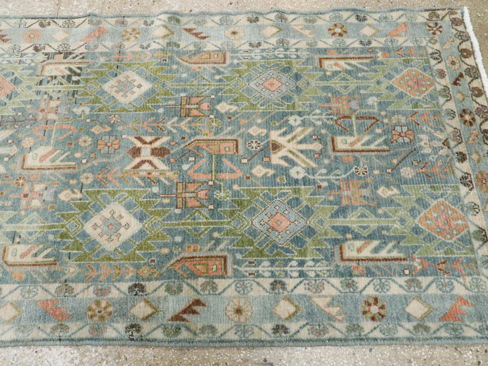 Vintage Persian Malayer Runner, No.22214 - Gsblank