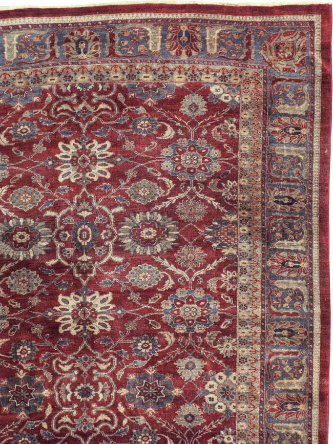 Antique Persian Mahal Carpet, No.22239 - Gsblank