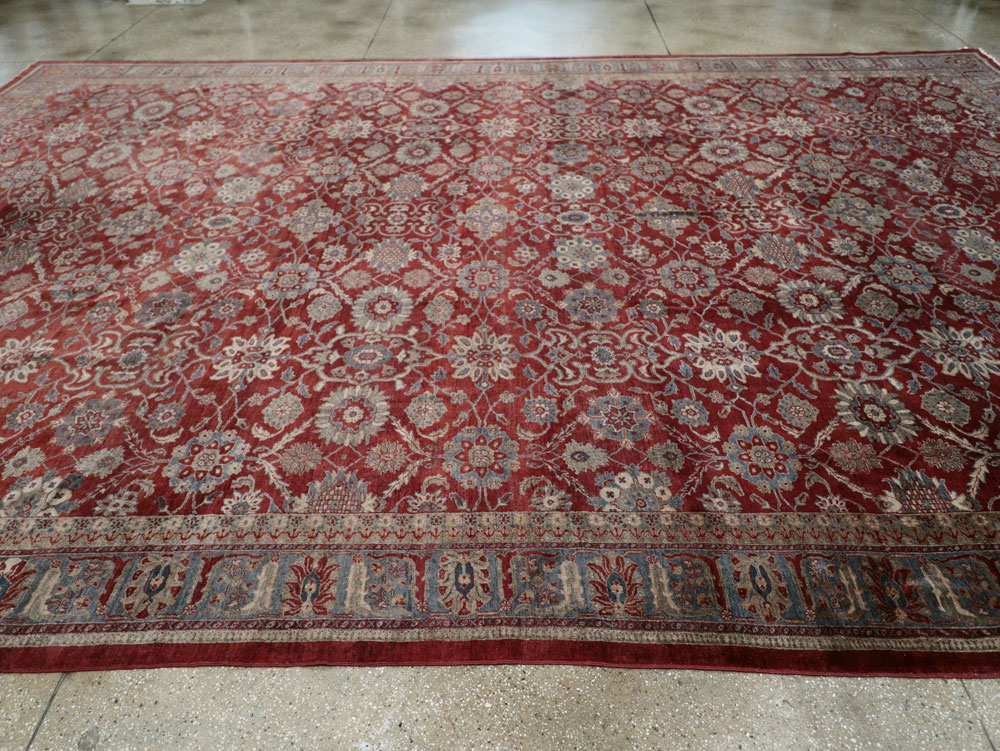 Antique Persian Mahal Carpet, No.22239 - Gsblank