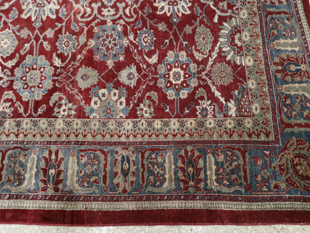 Antique Persian Mahal Carpet, No.22239 - Gsblank