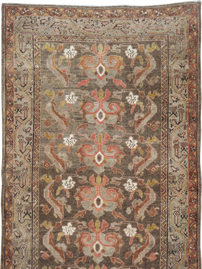 Vintage Persian Malayer Runner, No.22240 - Gsblank
