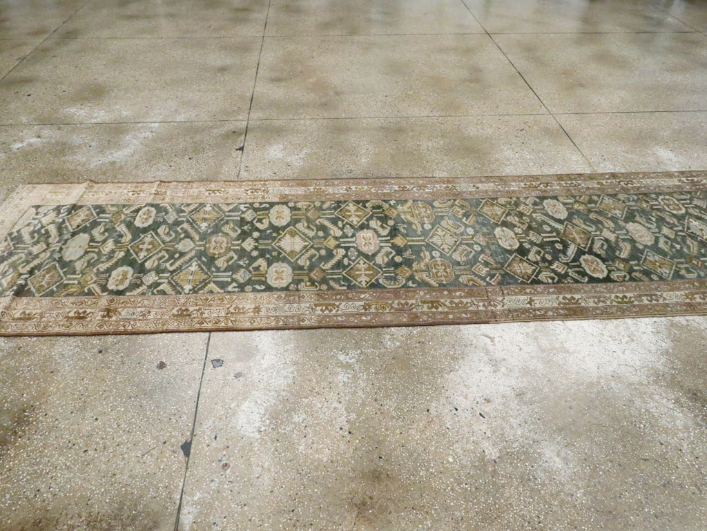 Vintage Persian Malayer Runner, No.22242 - Gsblank