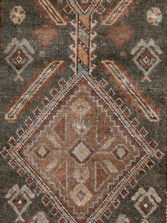 Antique Persian Kurdish Runner, No.22243 - Gsblank