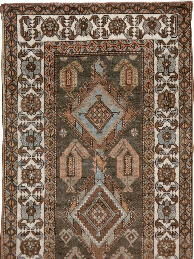 Antique Persian Kurdish Runner, No.22243 - Gsblank