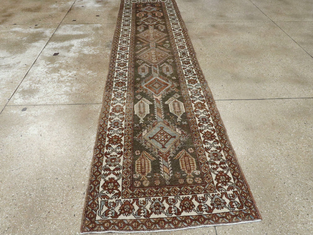 Antique Persian Kurdish Runner, No.22243 - Gsblank