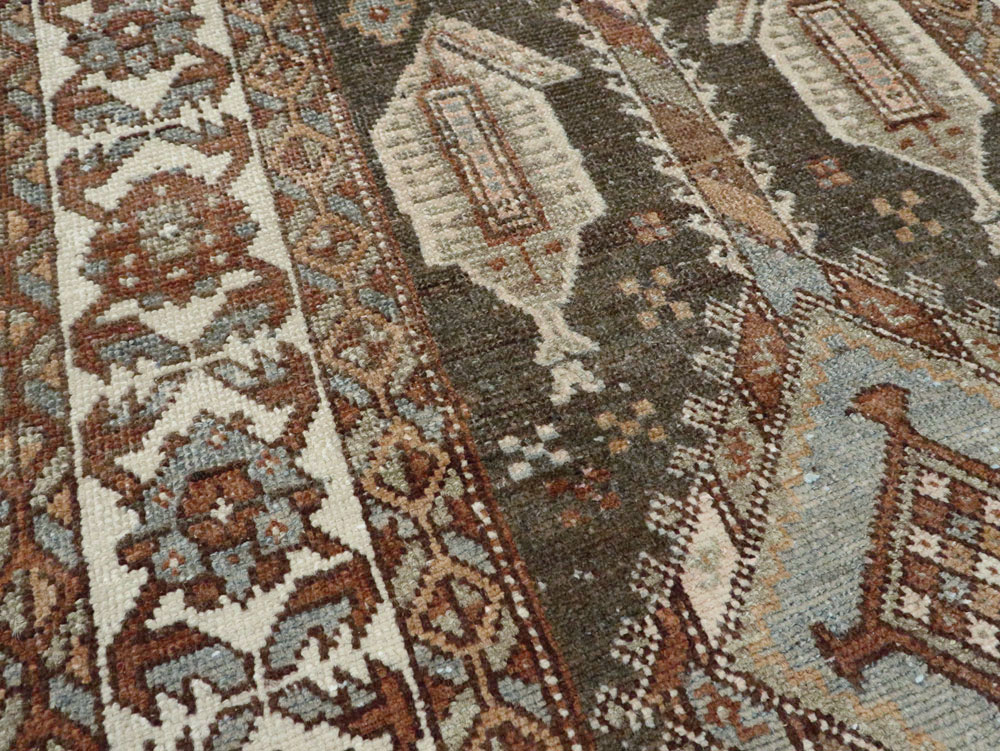 Antique Persian Kurdish Runner, No.22243 - Gsblank