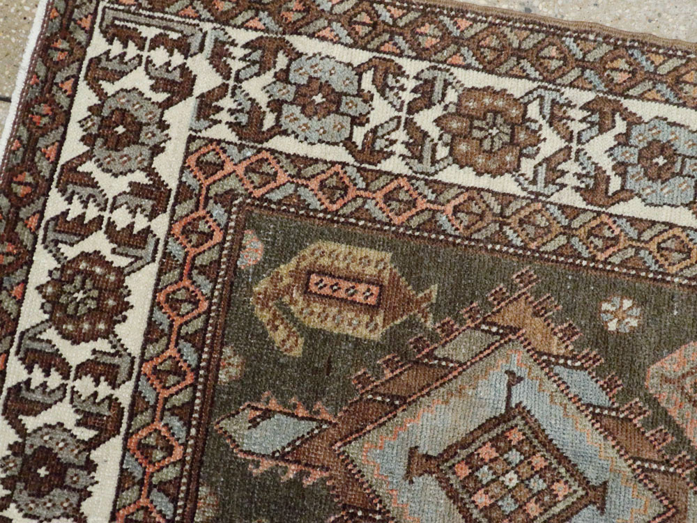 Antique Persian Kurdish Runner, No.22243 - Gsblank