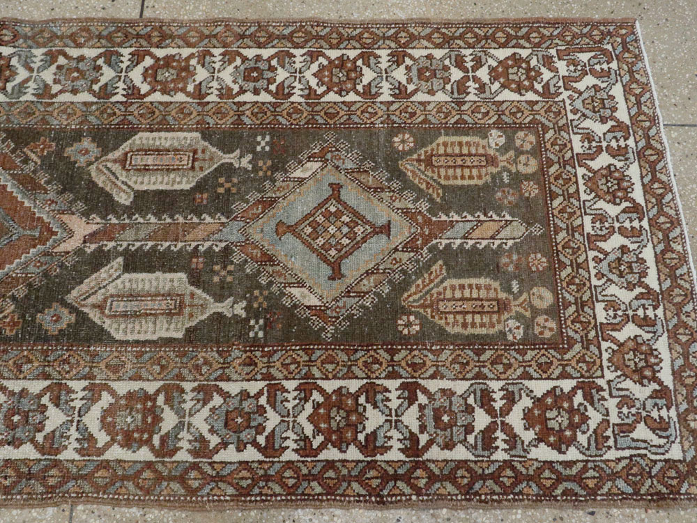 Antique Persian Kurdish Runner, No.22243 - Gsblank