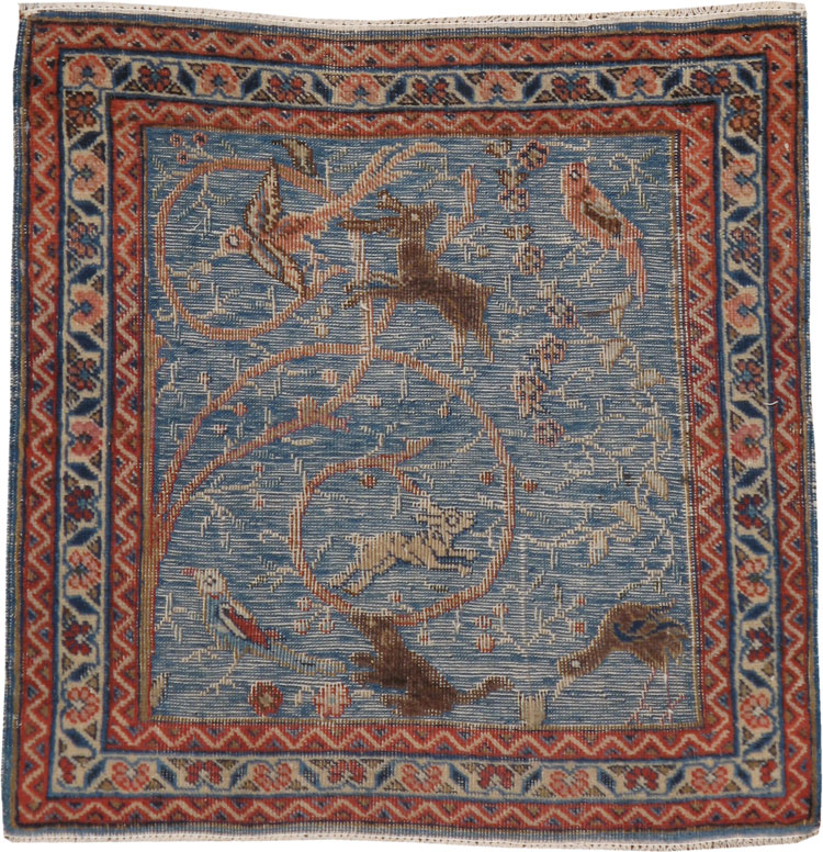 Vintage Persian Souf Tabriz Rug, No.22249 - Gsblank