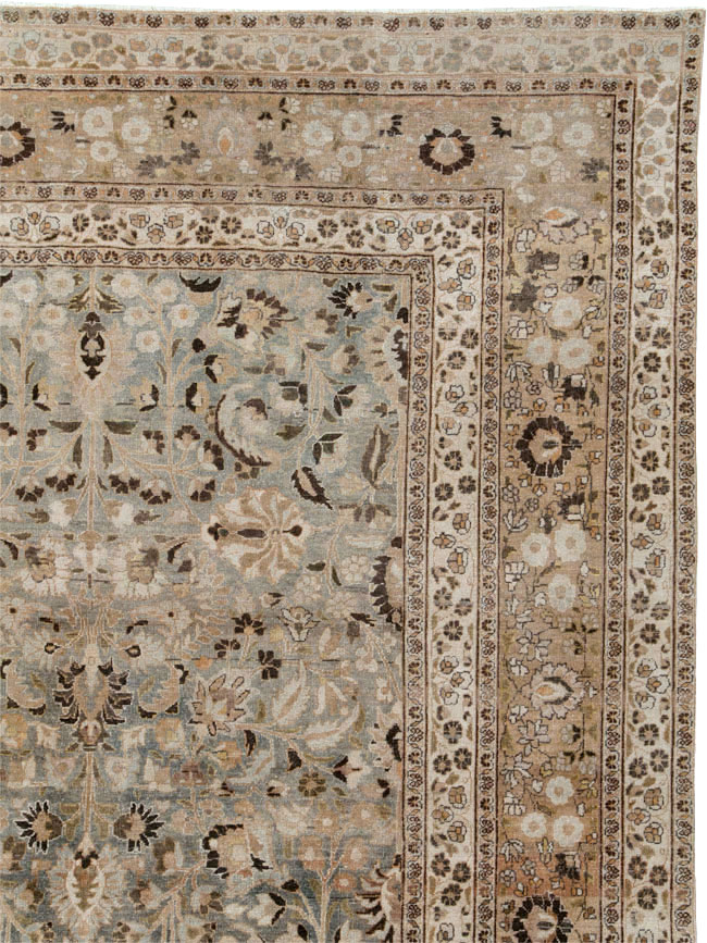 Antique Persian Mashad Large Carpet, No.22261 - Gsblank