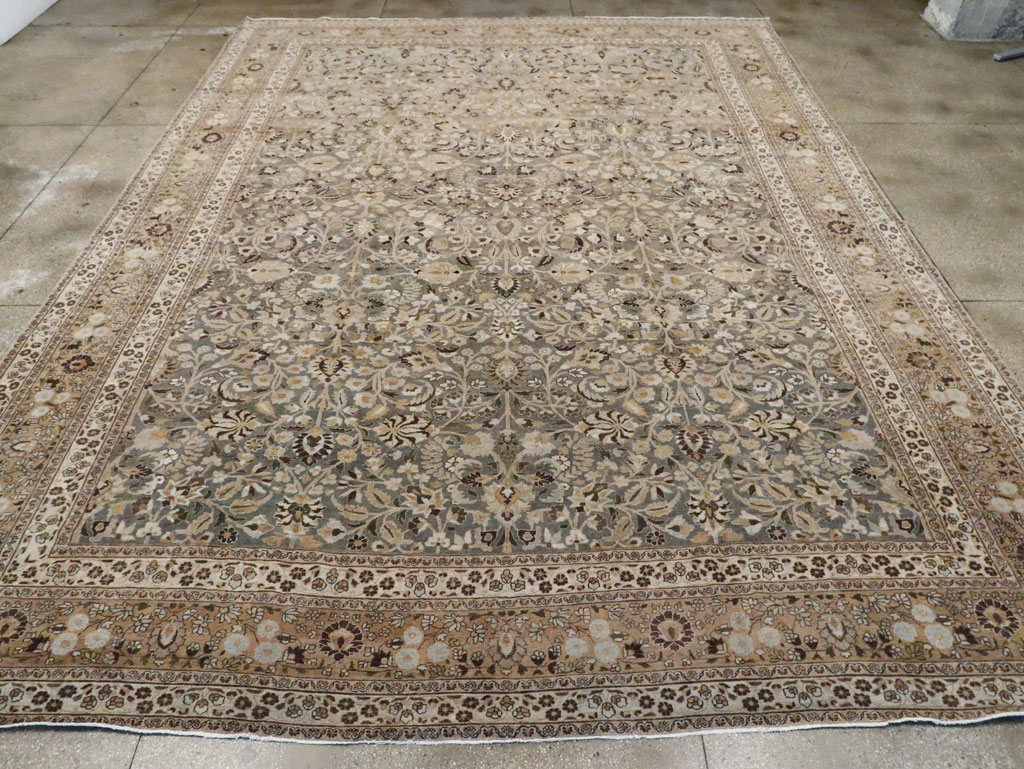 Antique Persian Mashad Large Carpet, No.22261 - Gsblank