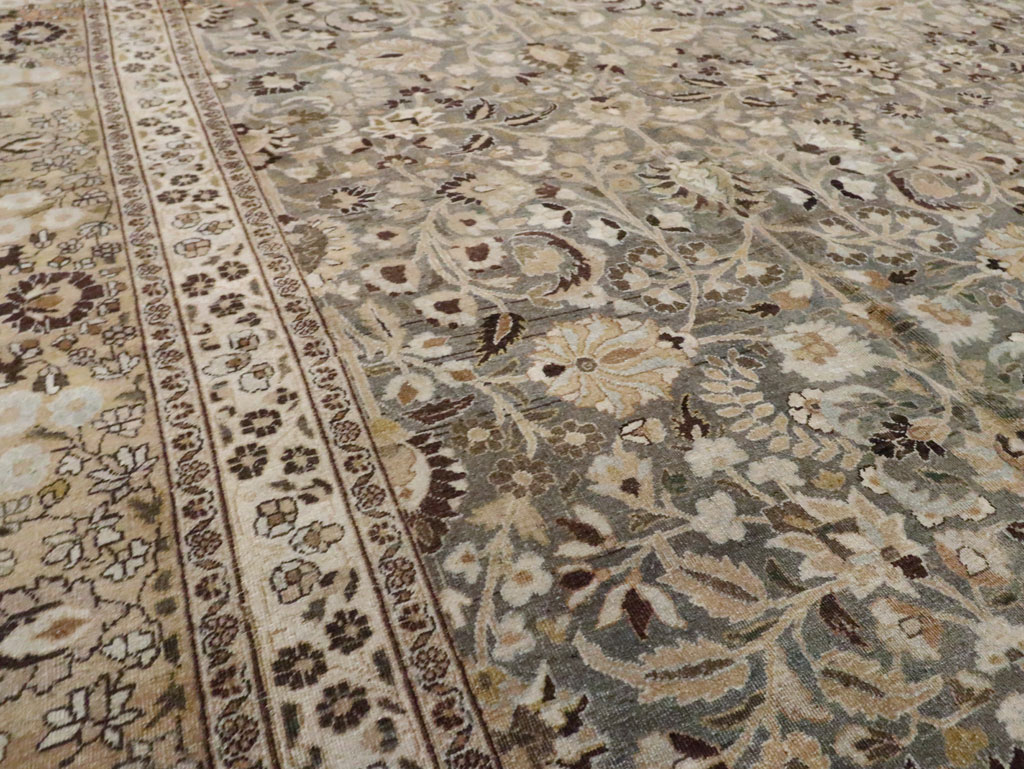 Antique Persian Mashad Large Carpet, No.22261 - Gsblank