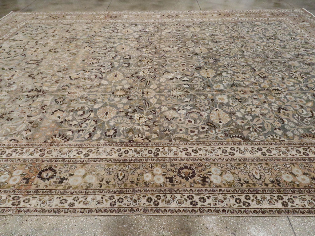 Antique Persian Mashad Large Carpet, No.22261 - Gsblank