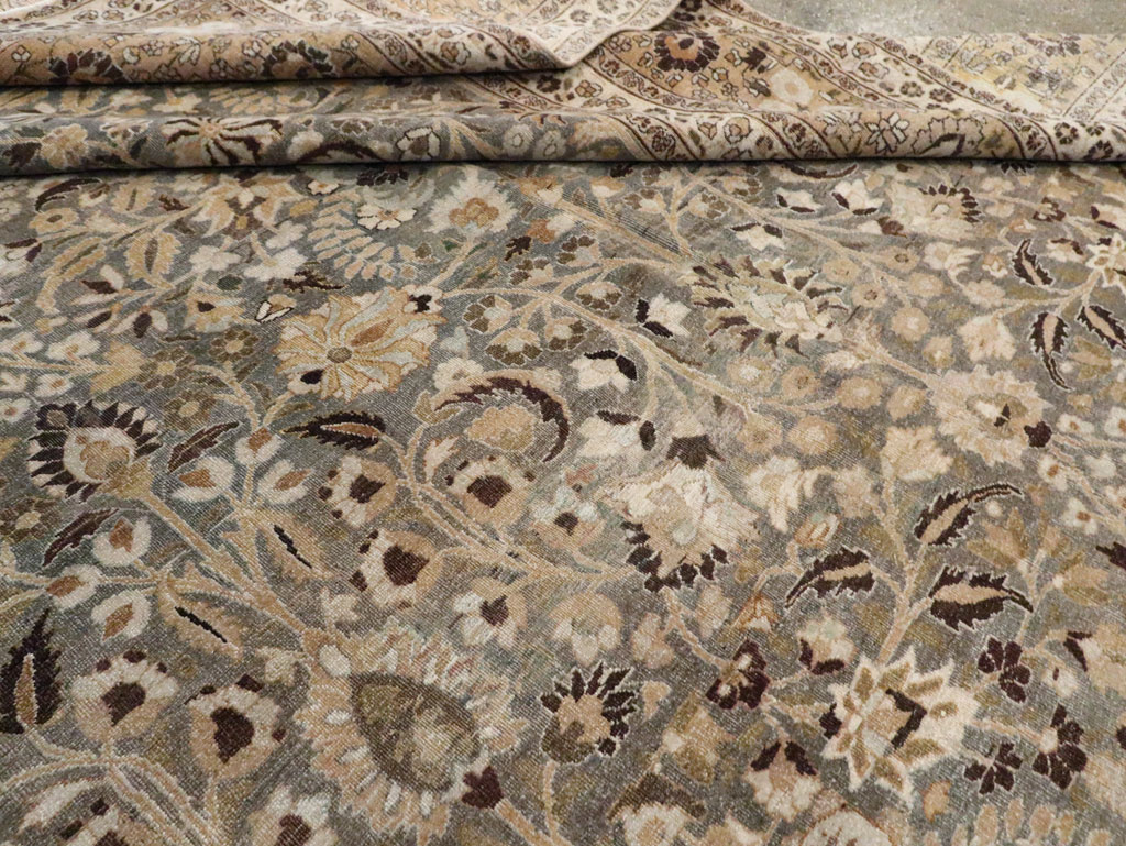 Antique Persian Mashad Large Carpet, No.22261 - Gsblank