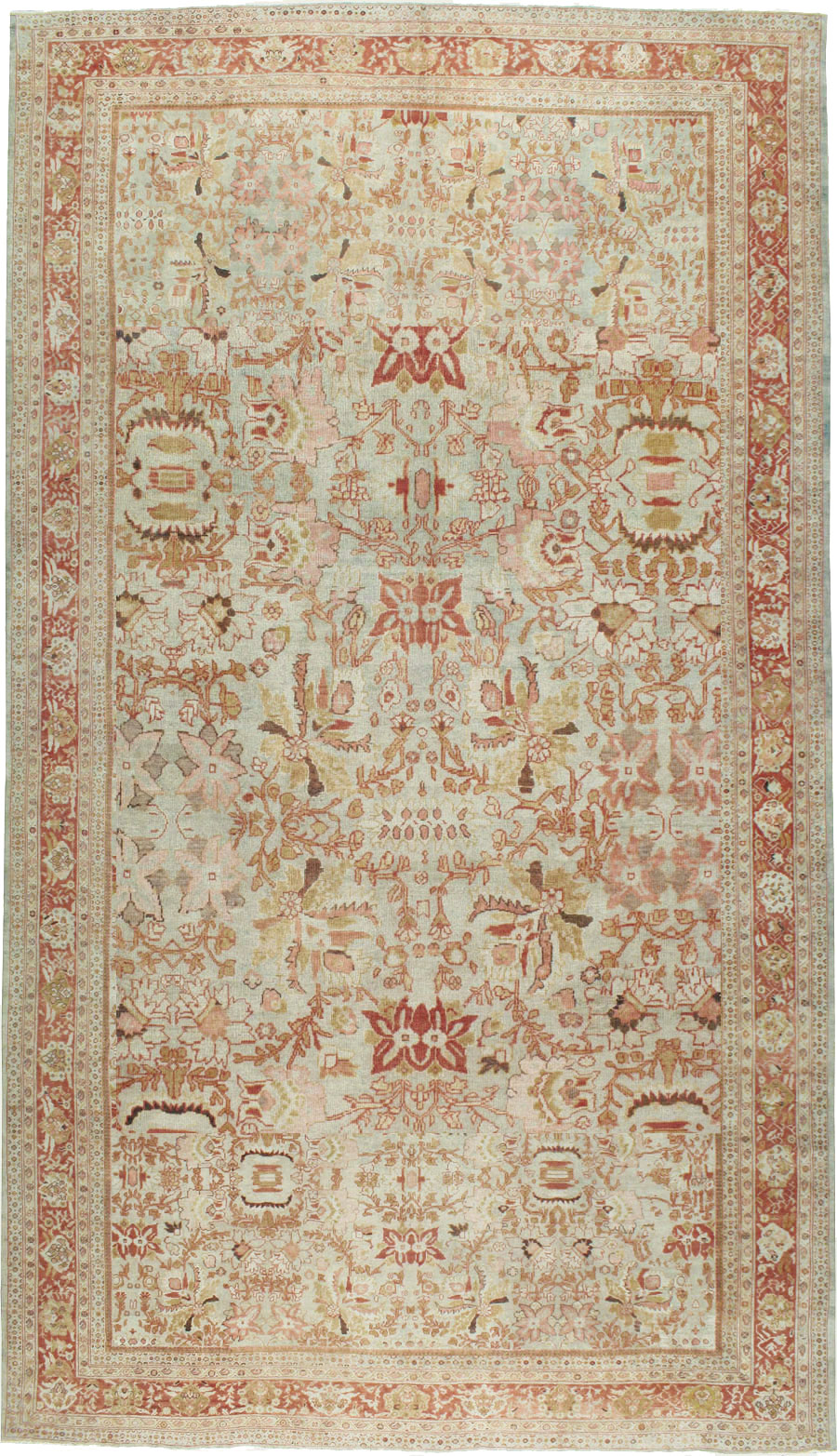 Antique Persian Mahal Carpet, No.22271 - Gsblank