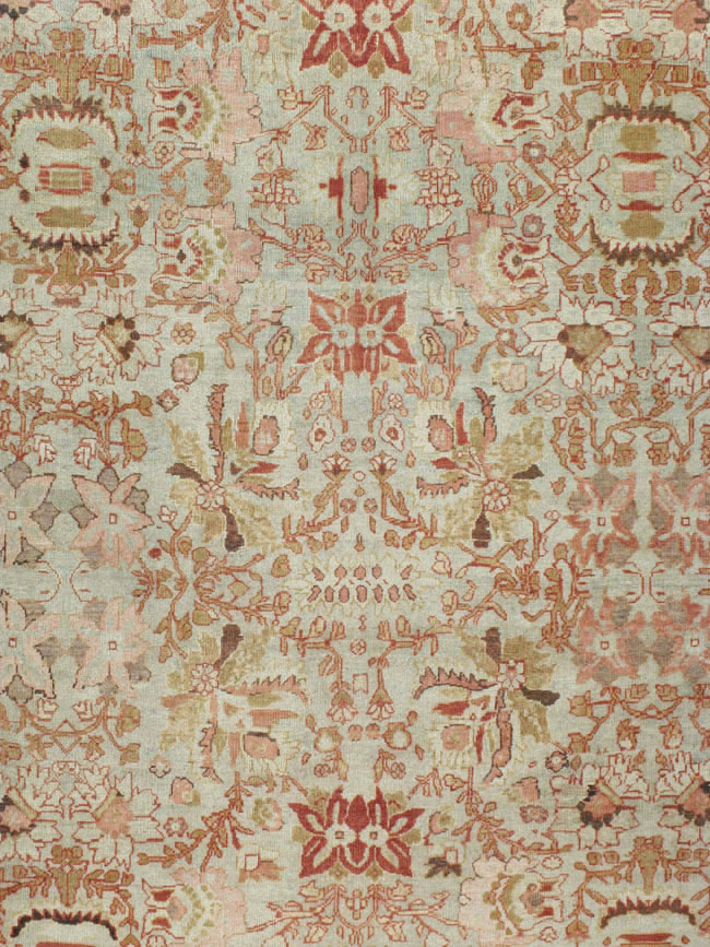 Antique Persian Mahal Carpet, No.22271 - Gsblank