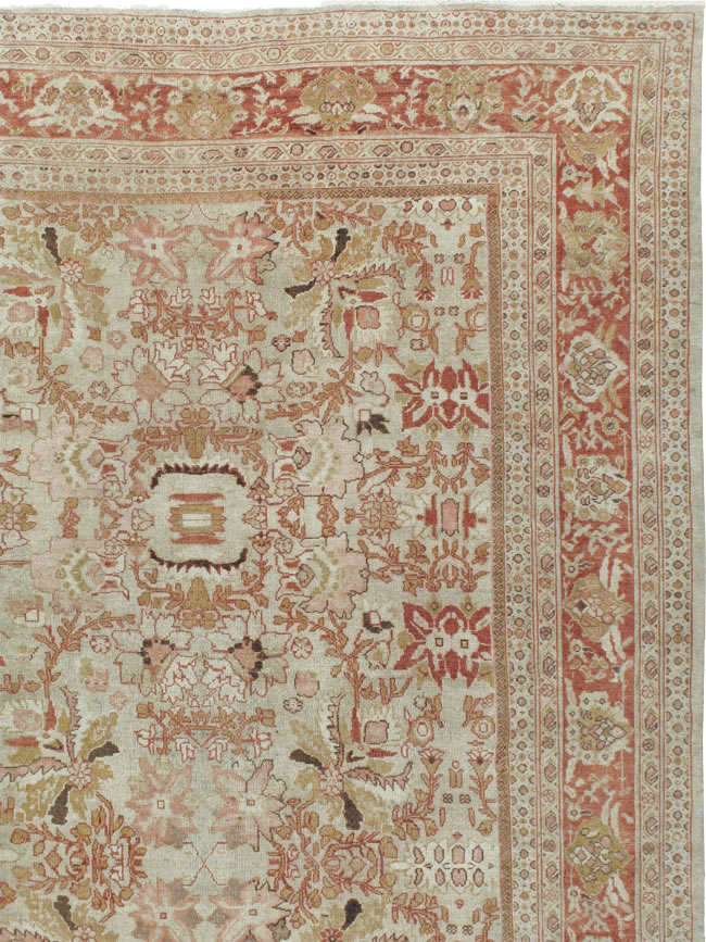 Antique Persian Mahal Carpet, No.22271 - Gsblank