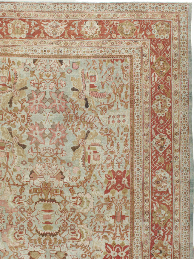 Antique Persian Mahal Carpet, No.22271 - Gsblank