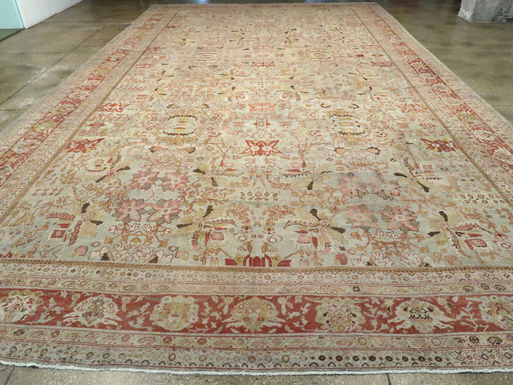 Antique Persian Mahal Carpet, No.22271 - Gsblank