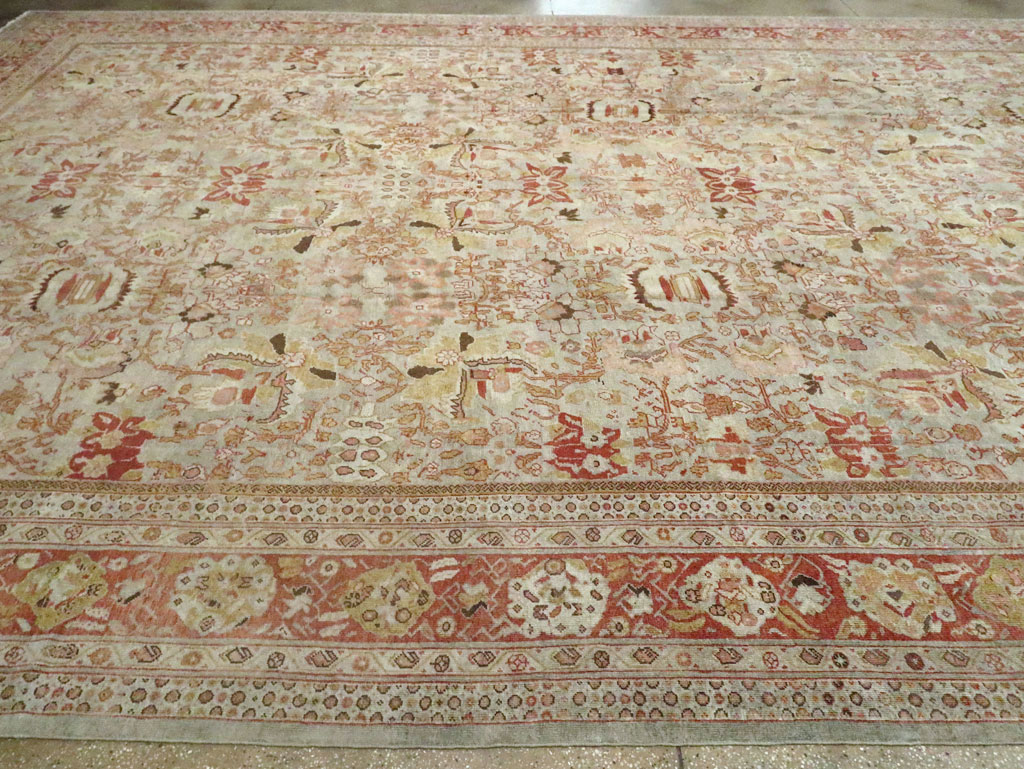 Antique Persian Mahal Carpet, No.22271 - Gsblank