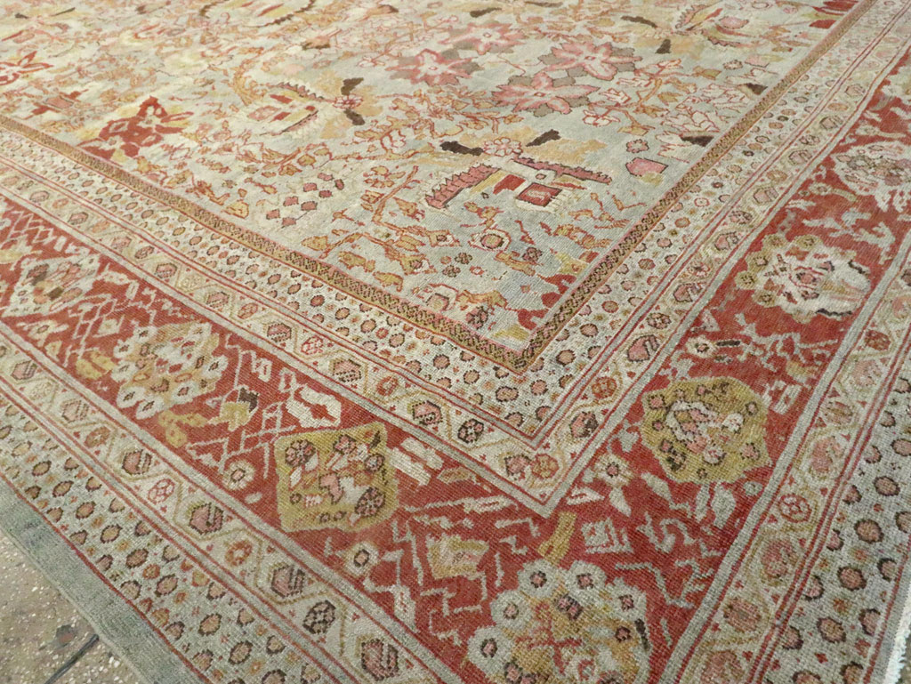 Antique Persian Mahal Carpet, No.22271 - Gsblank