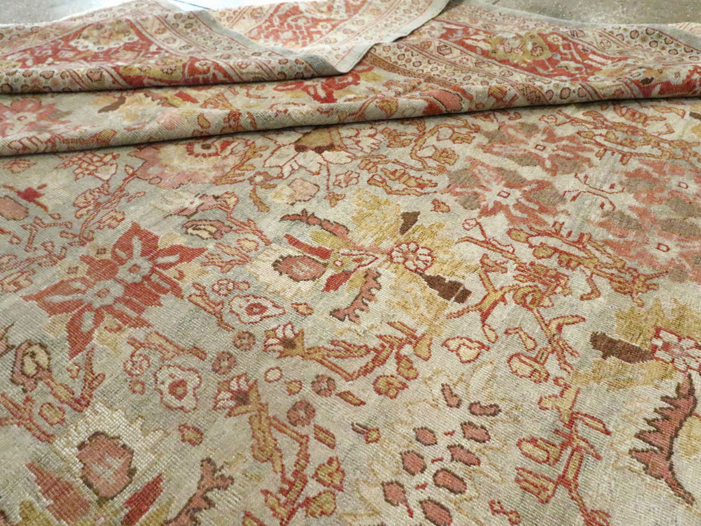 Antique Persian Mahal Carpet, No.22271 - Gsblank