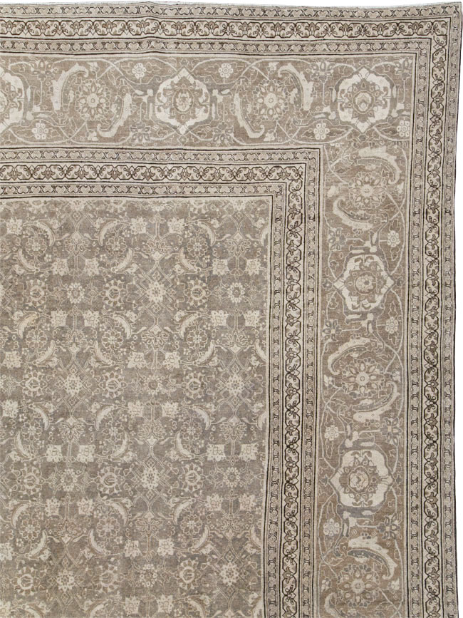 Antique Persian Tabriz Carpet, No.22274 - Gsblank