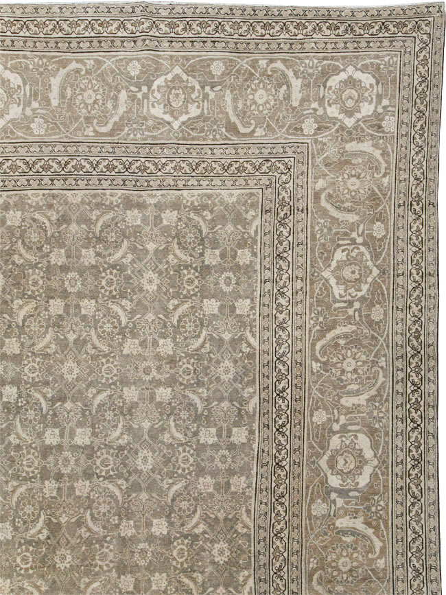 Antique Persian Tabriz Carpet, No.22274 - Gsblank