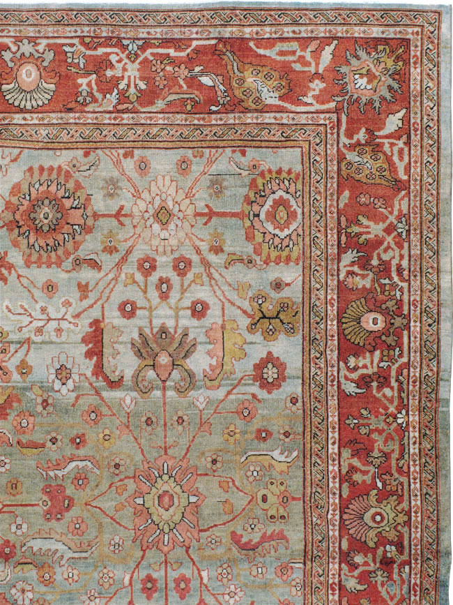 Antique Persian Mahal Carpet, No.22279 - Gsblank