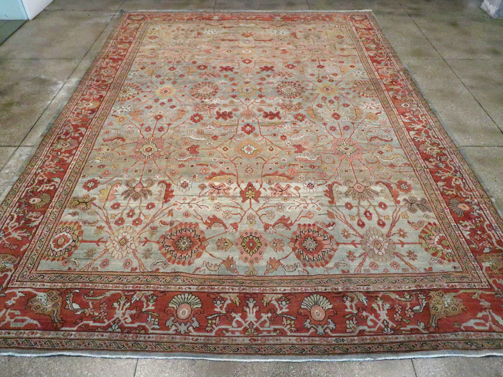 Antique Persian Mahal Carpet, No.22279 - Gsblank