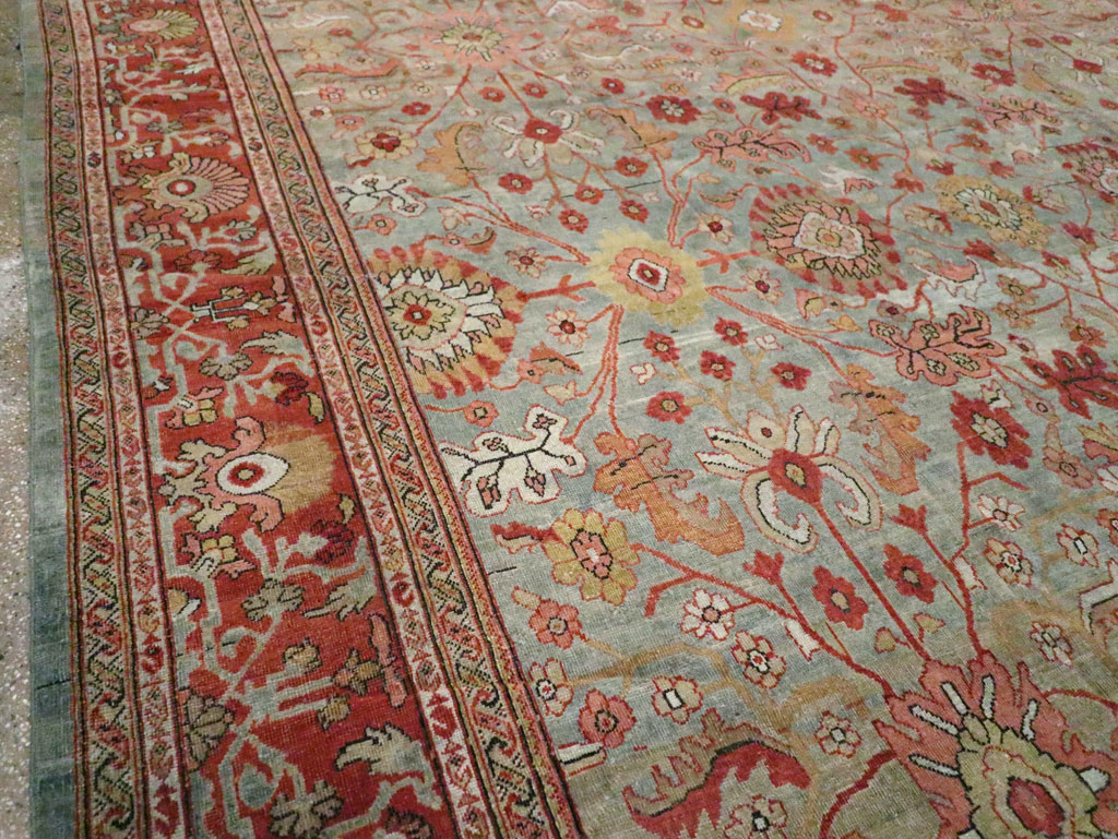 Antique Persian Mahal Carpet, No.22279 - Gsblank