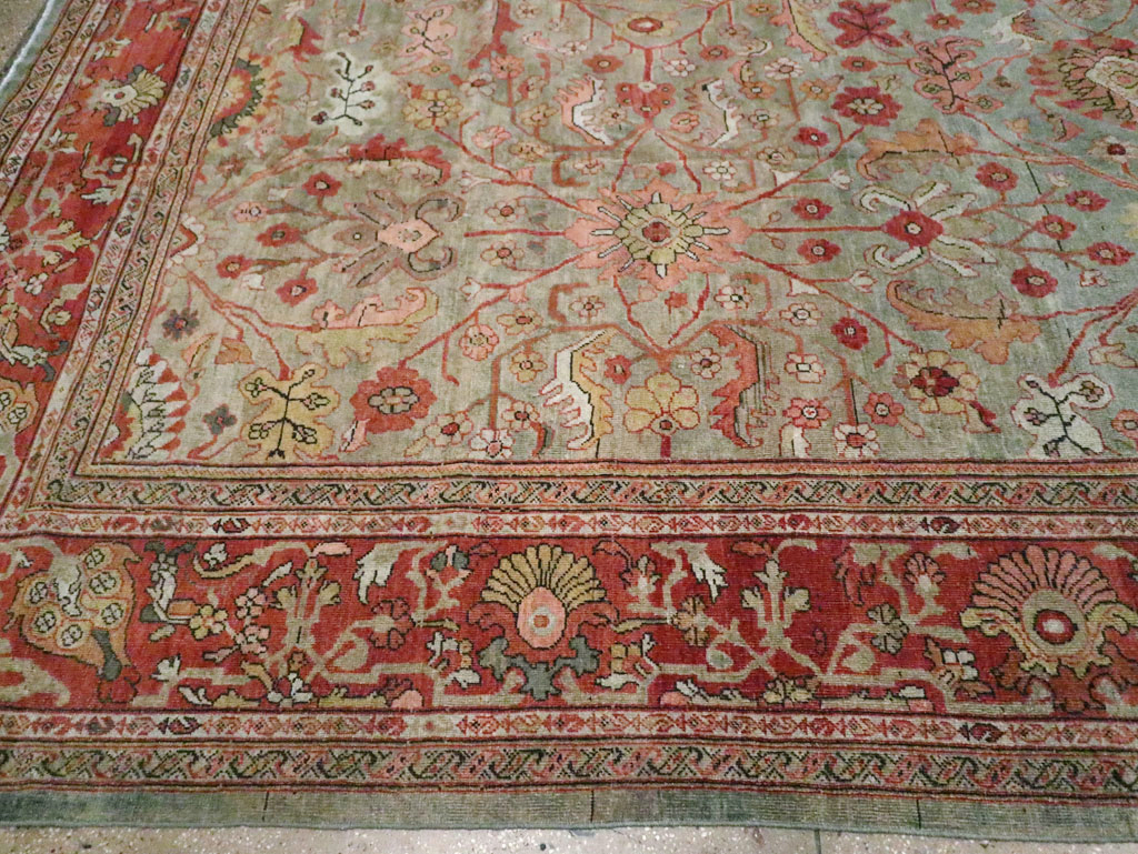 Antique Persian Mahal Carpet, No.22279 - Gsblank