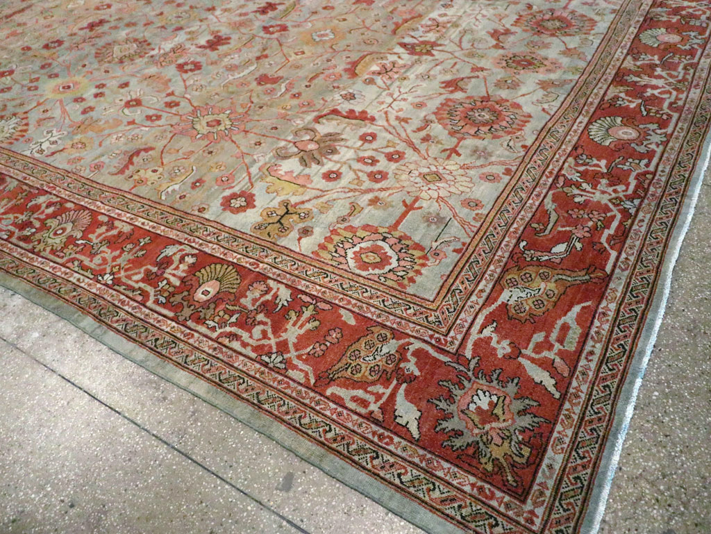 Antique Persian Mahal Carpet, No.22279 - Gsblank