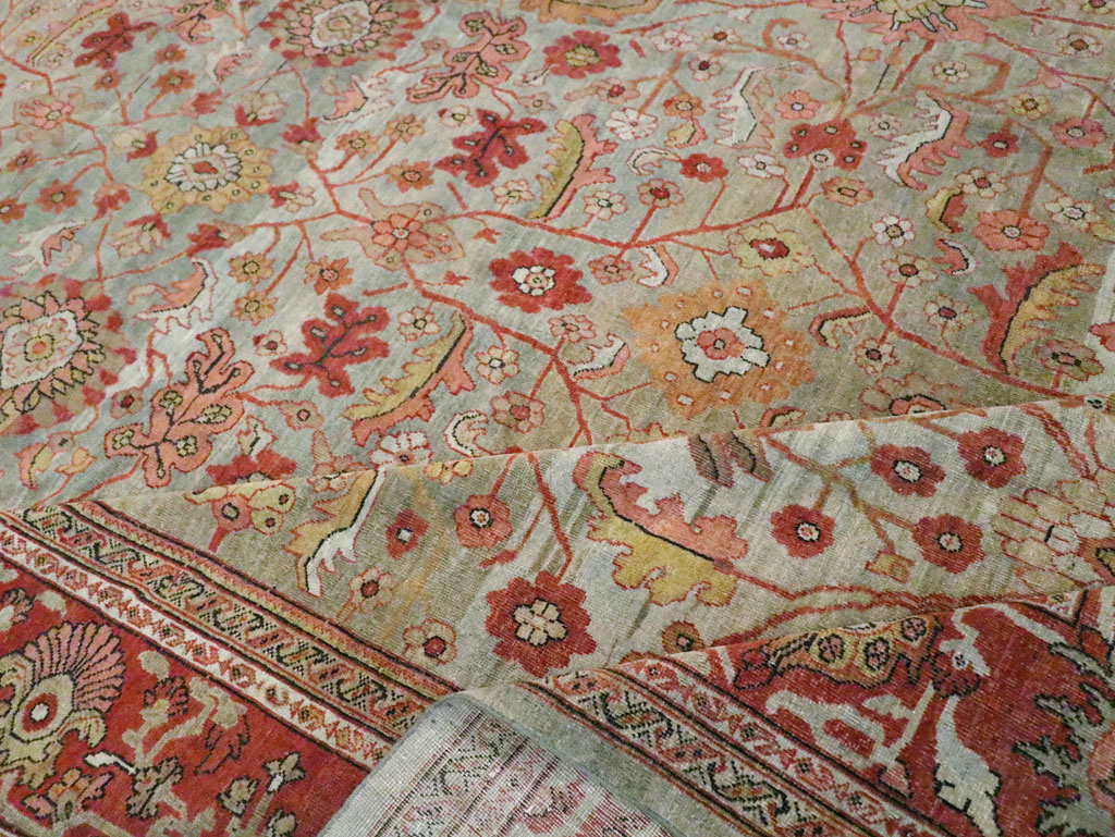Antique Persian Mahal Carpet, No.22279 - Gsblank
