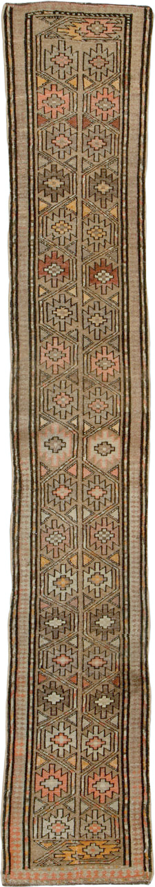 Vintage Persian Kurdish Runner, No.22287 - Gsblank