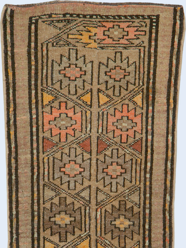 Vintage Persian Kurdish Runner, No.22287 - Gsblank