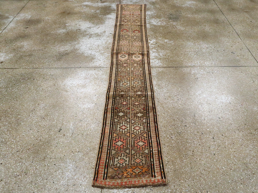 Vintage Persian Kurdish Runner, No.22287 - Gsblank