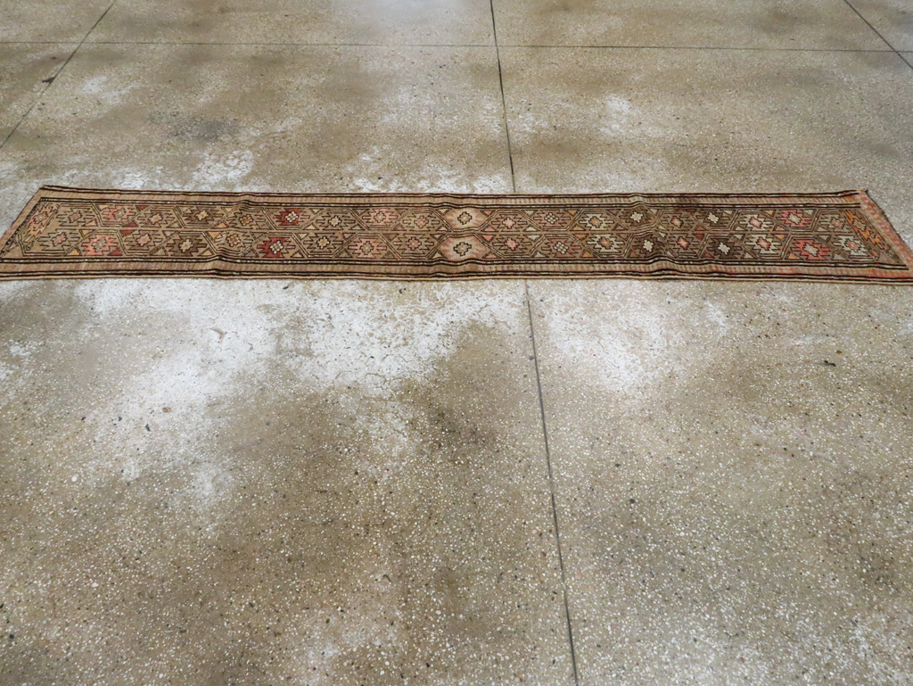 Vintage Persian Kurdish Runner, No.22287 - Gsblank