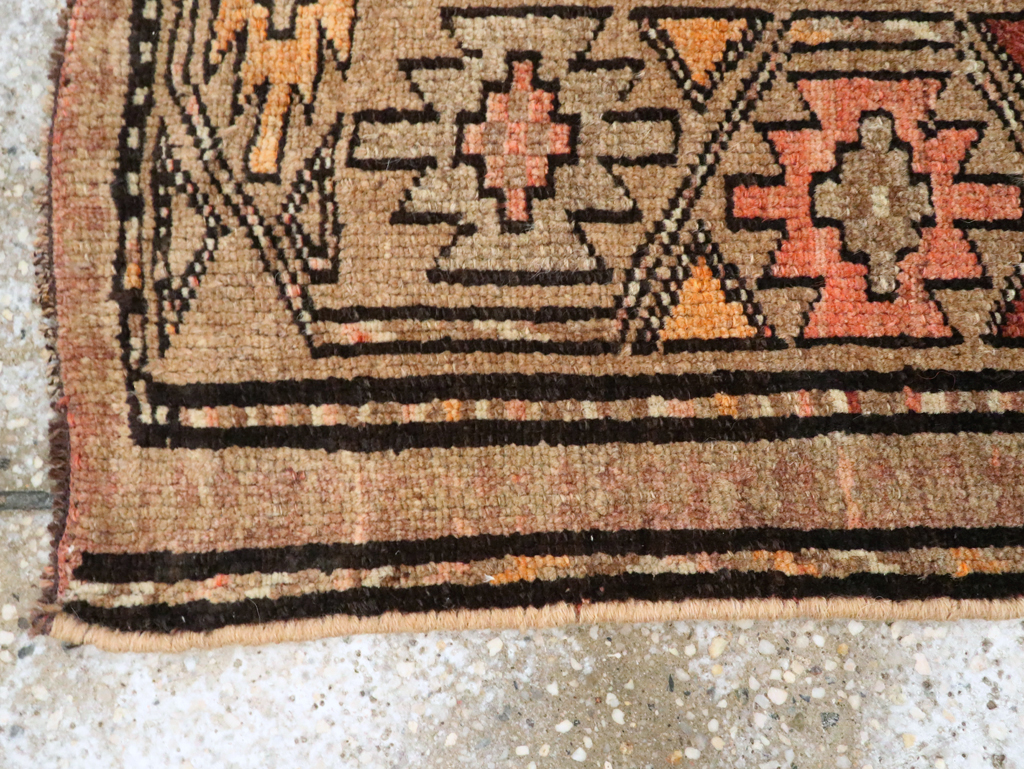 Vintage Persian Kurdish Runner, No.22287 - Gsblank
