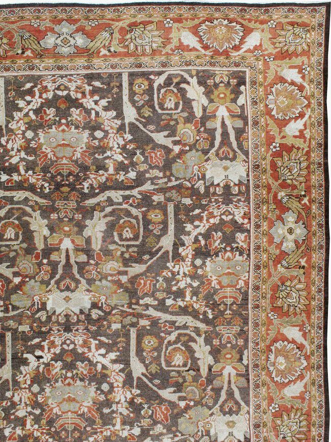 Antique Persian Mahal Carpet, No.22288 - Gsblank