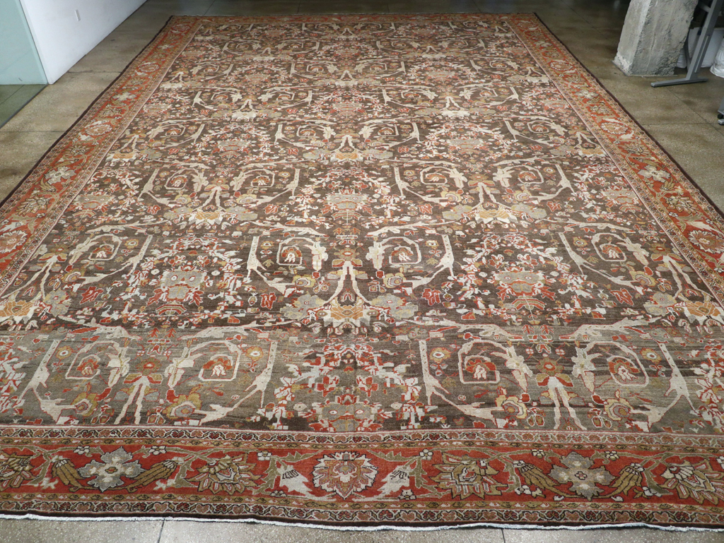 Antique Persian Mahal Carpet, No.22288 - Gsblank
