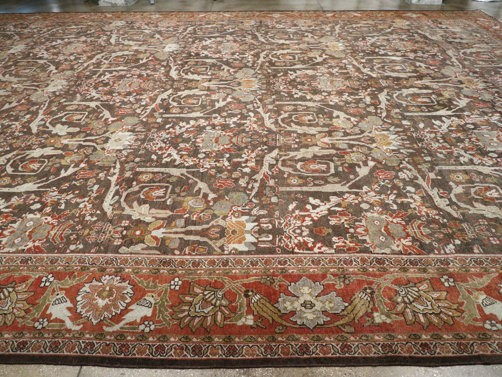 Antique Persian Mahal Carpet, No.22288 - Gsblank