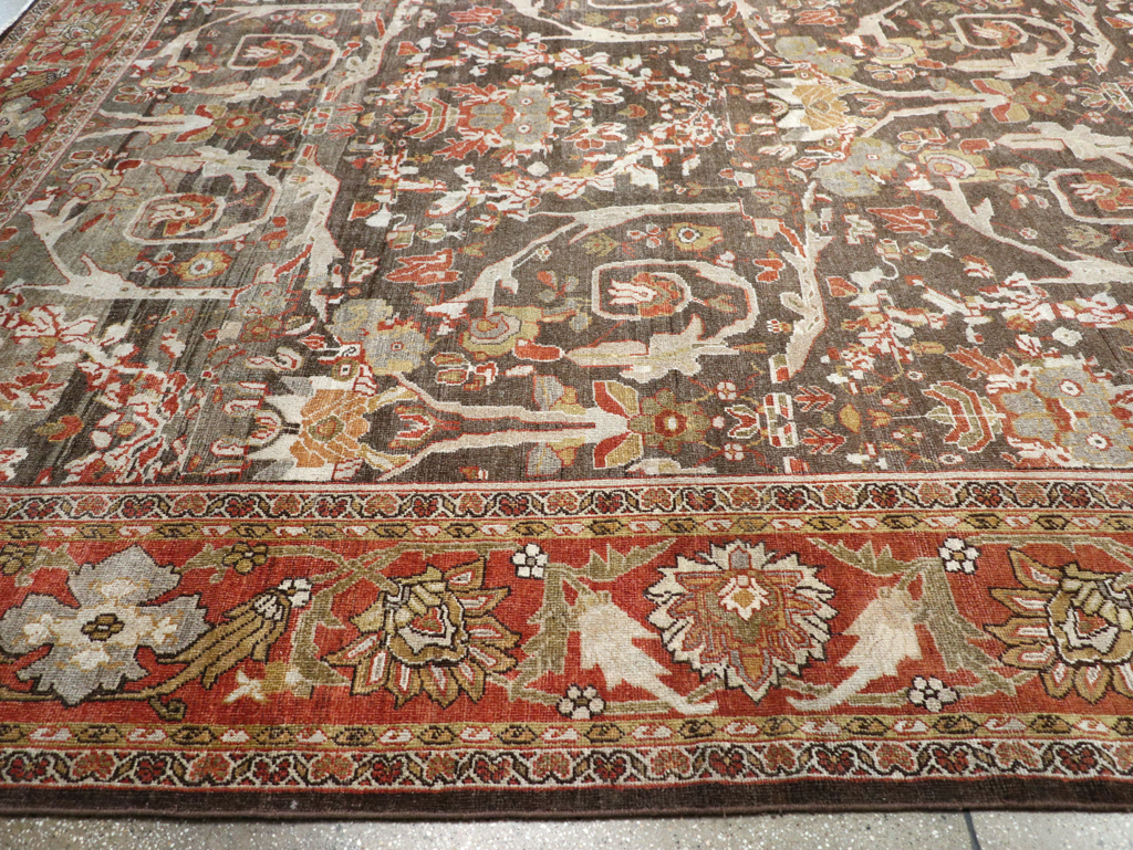 Antique Persian Mahal Carpet, No.22288 - Gsblank