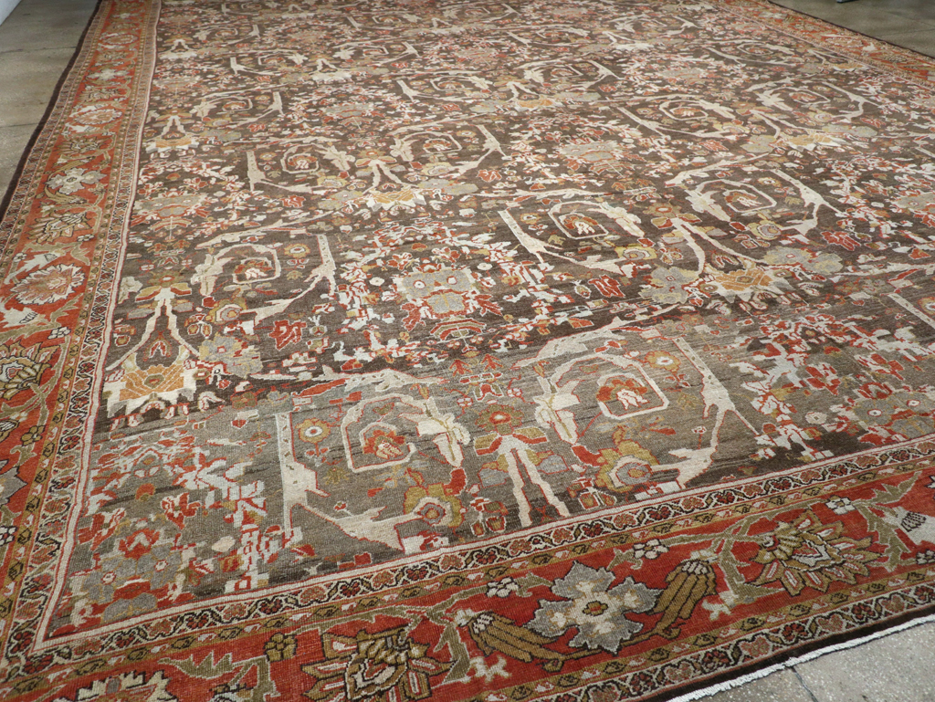 Antique Persian Mahal Carpet, No.22288 - Gsblank