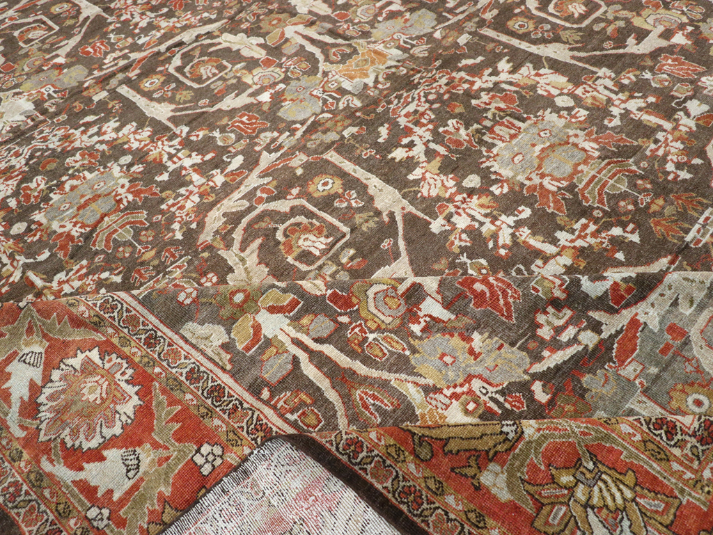 Antique Persian Mahal Carpet, No.22288 - Gsblank