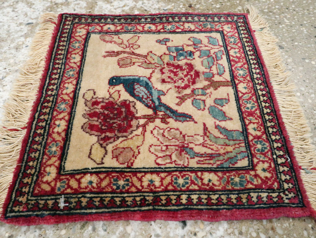 Antique Persian Tabriz Pictorial Rug, No.22294 - Gsblank