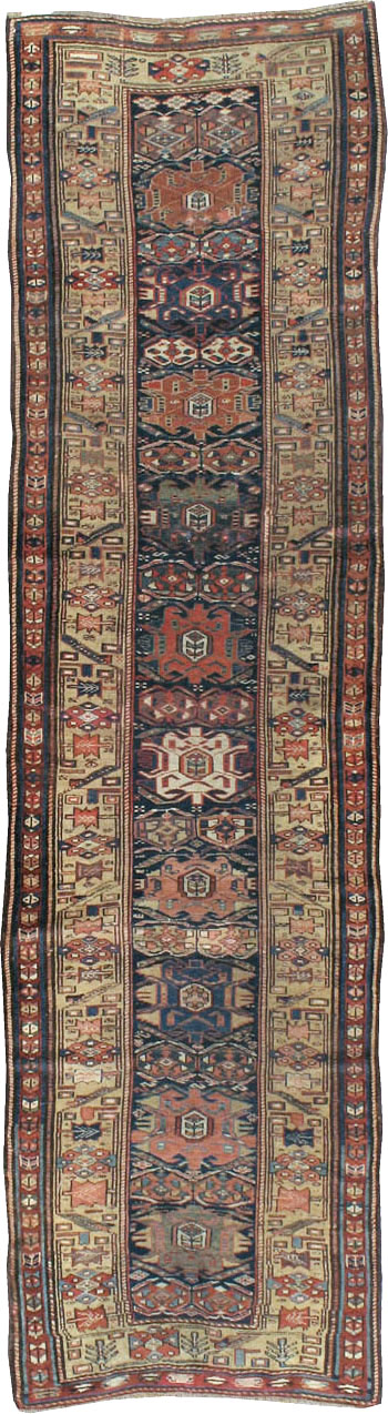 Antique Persian Kurdish Runner, No.22295 - Gsblank