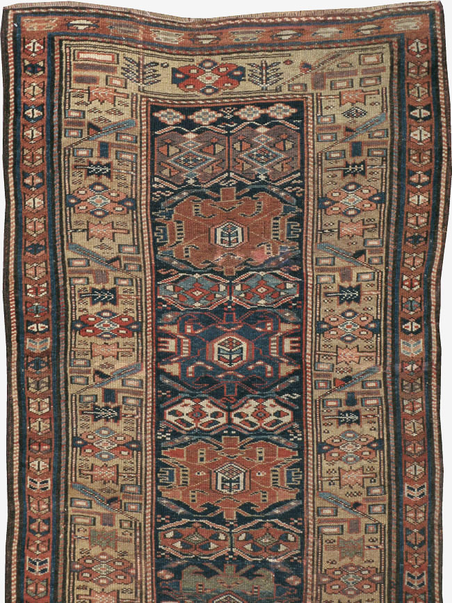 Antique Persian Kurdish Runner, No.22295 - Gsblank