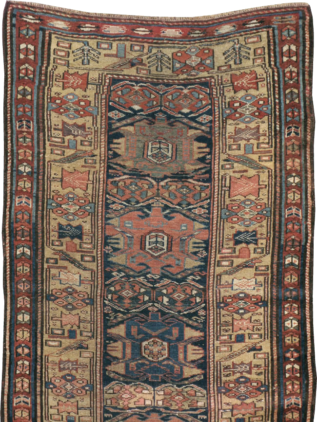 Antique Persian Kurdish Runner, No.22295 - Gsblank